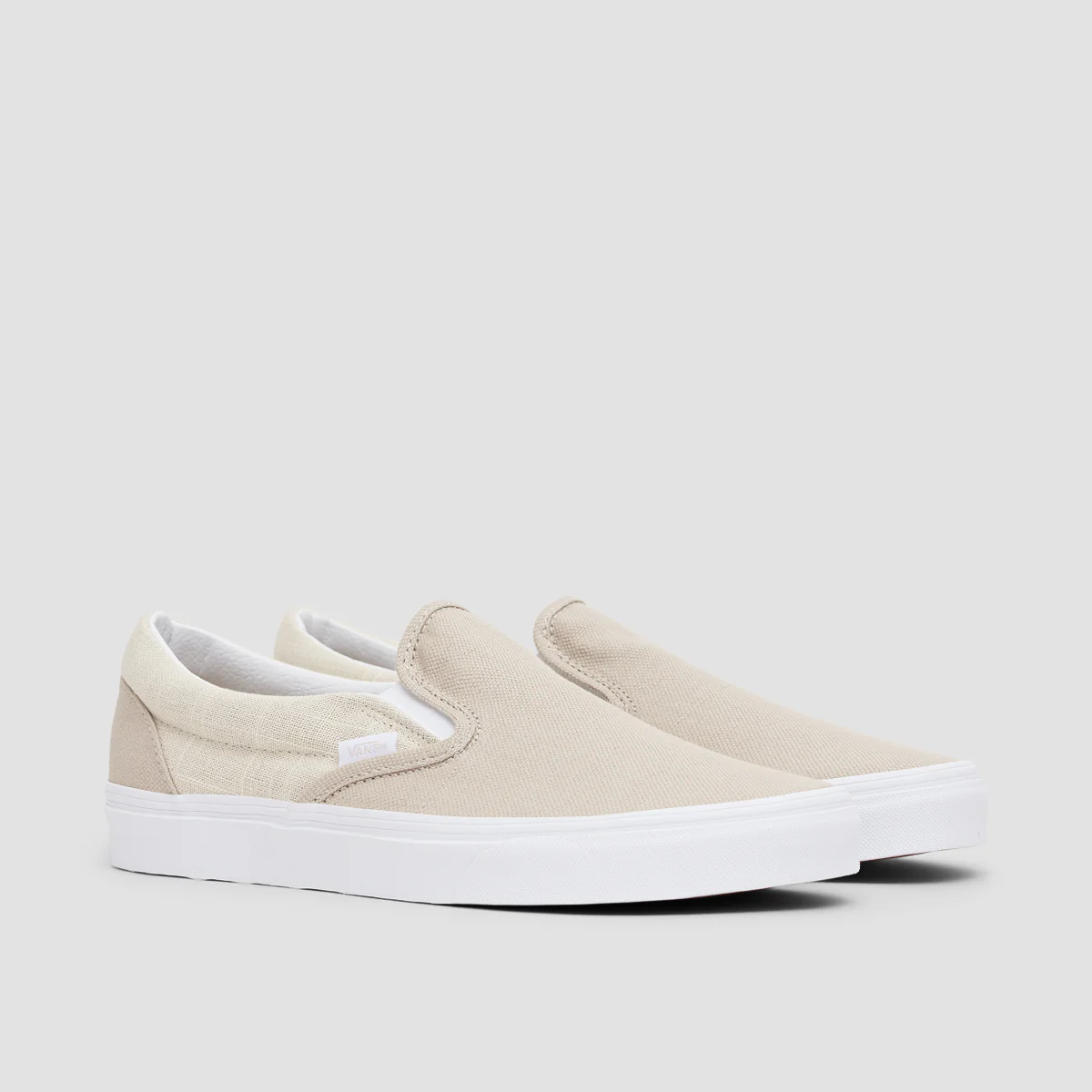 Vans Classic Slip-On Shoes - Summer Linen Natural - Image 2