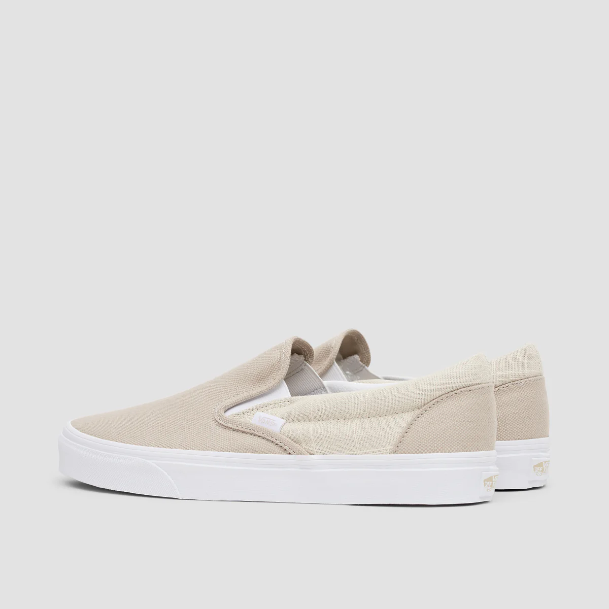 Vans Classic Slip-On Shoes - Summer Linen Natural - Image 3