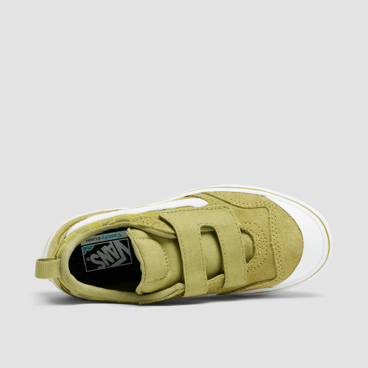 Vans ComfyCush New Skool V Shoes - Safe Space Olive - Kids - Image 4