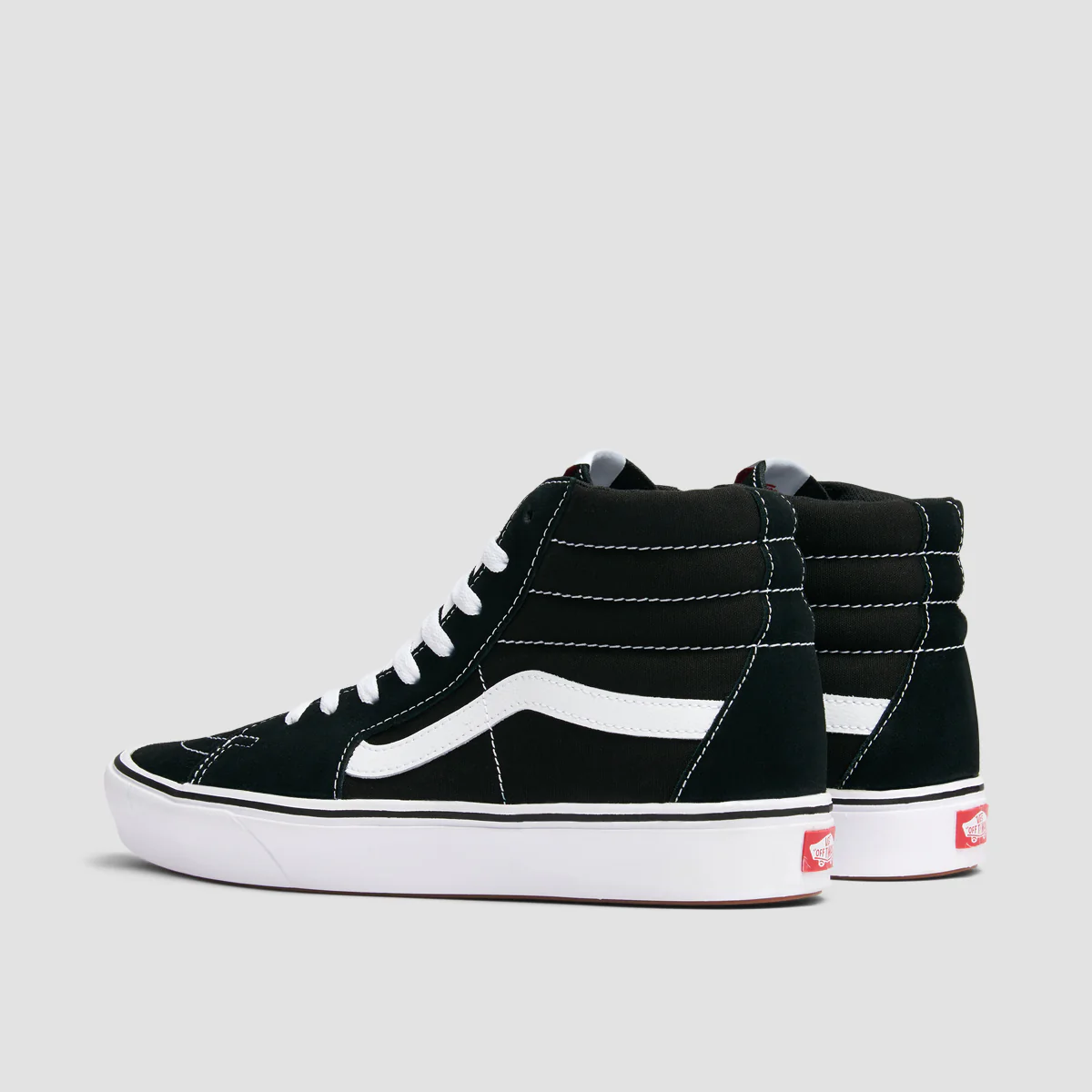 Vans ComfyCush SK8-Hi High Top Shoes - Classic Black/True White - Image 3