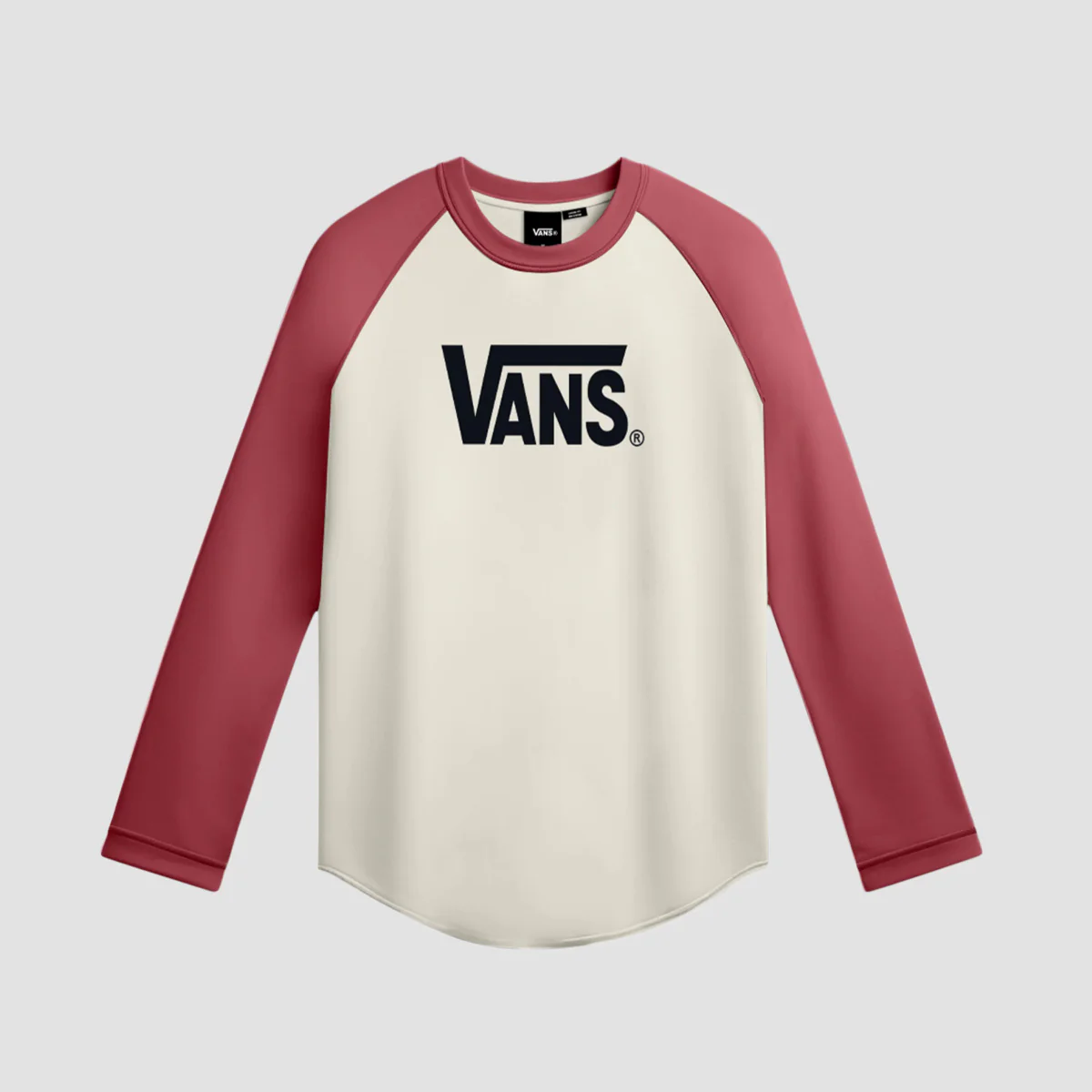 Vans Core Raglan Longsleeve T-Shirt Crimson Haze