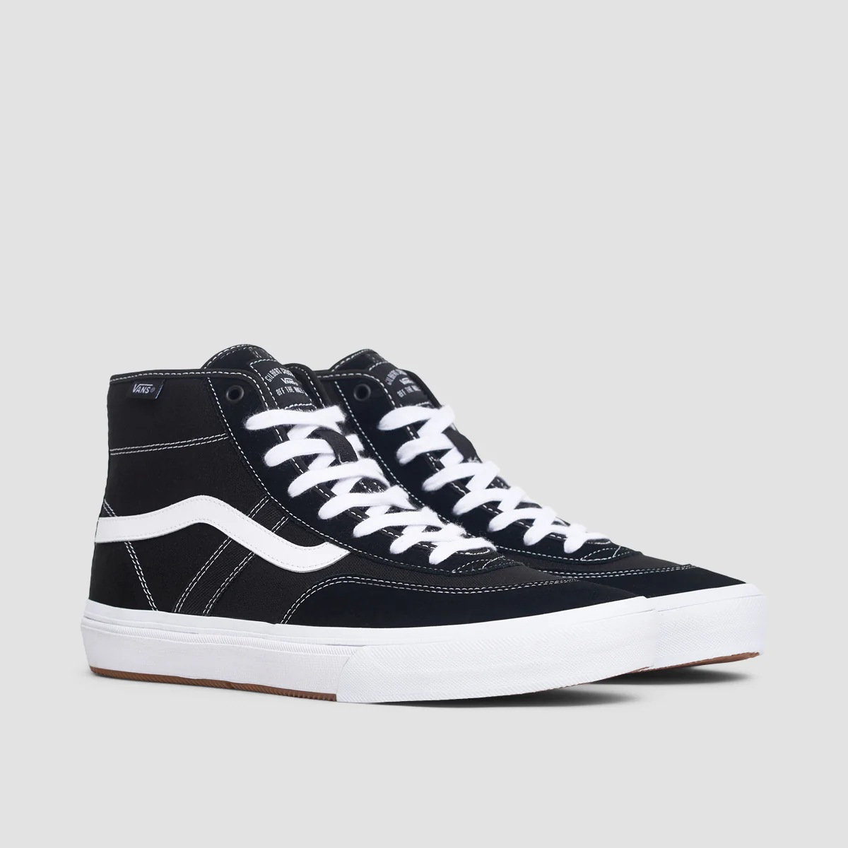 Vans Crockett High Shoes - Black/White - Image 2