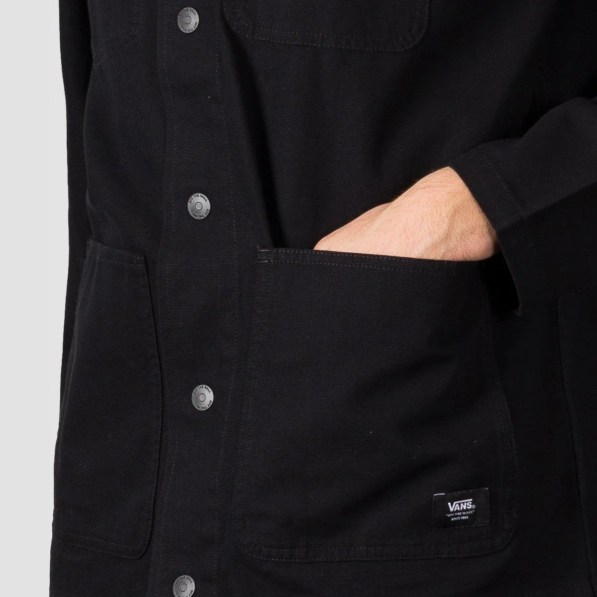 Vans Drill Chore Coat Jacket Black - Image 3