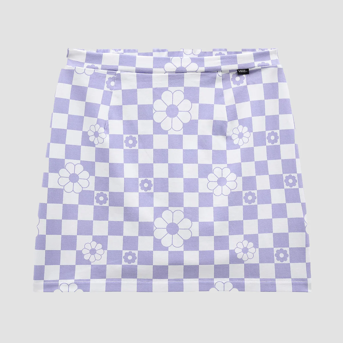Vans Fairlands Skirt Floral Checkerboard Sweet Lavender - Womens - Image 3