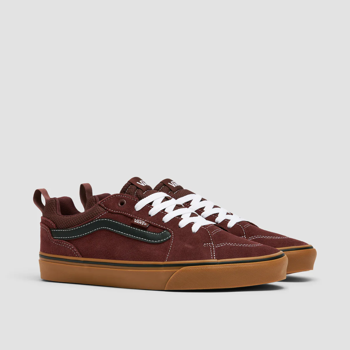 Vans Filmore Shoes - Suede/Mesh Chocolate/Gum - Image 2