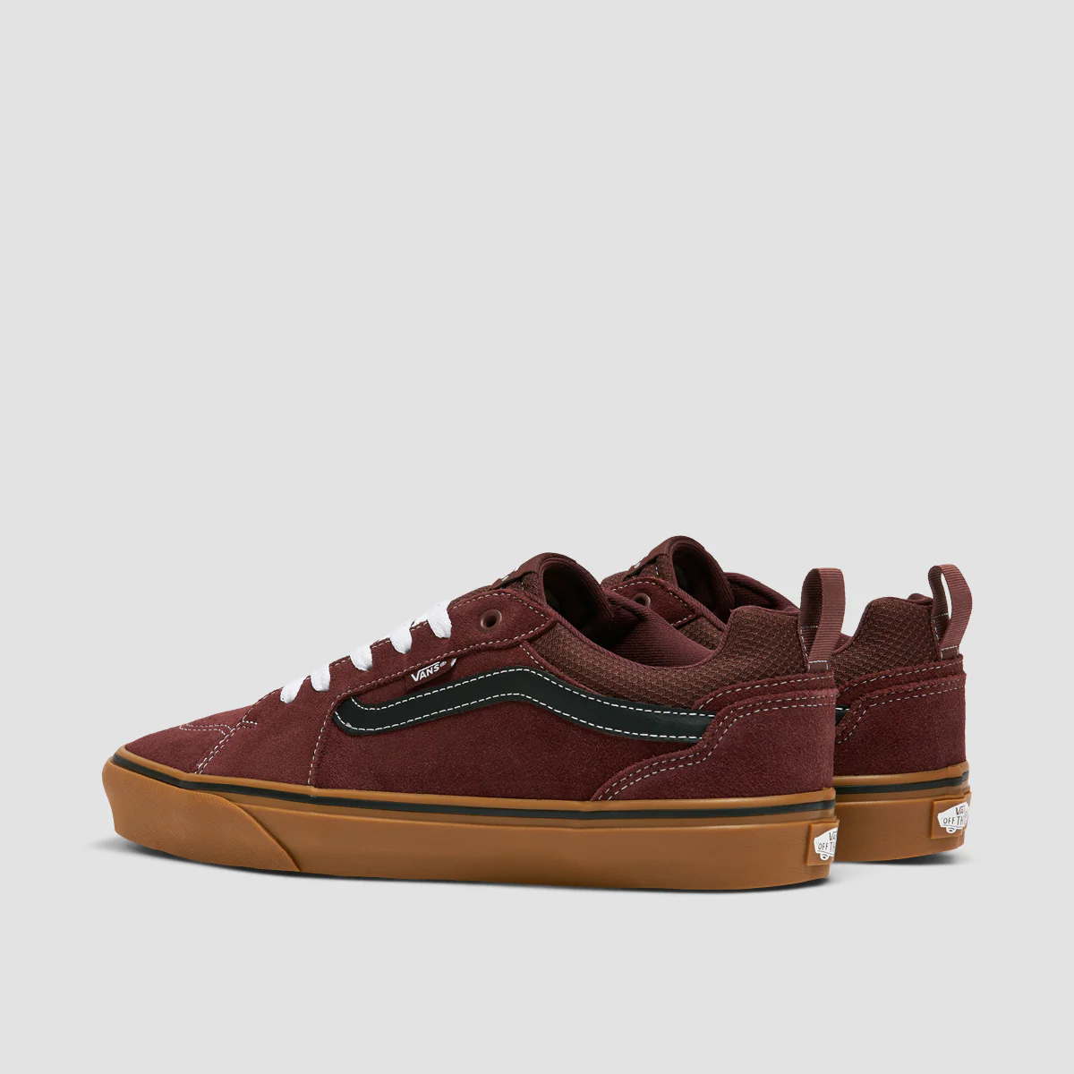 Vans Filmore Shoes - Suede/Mesh Chocolate/Gum - Image 3