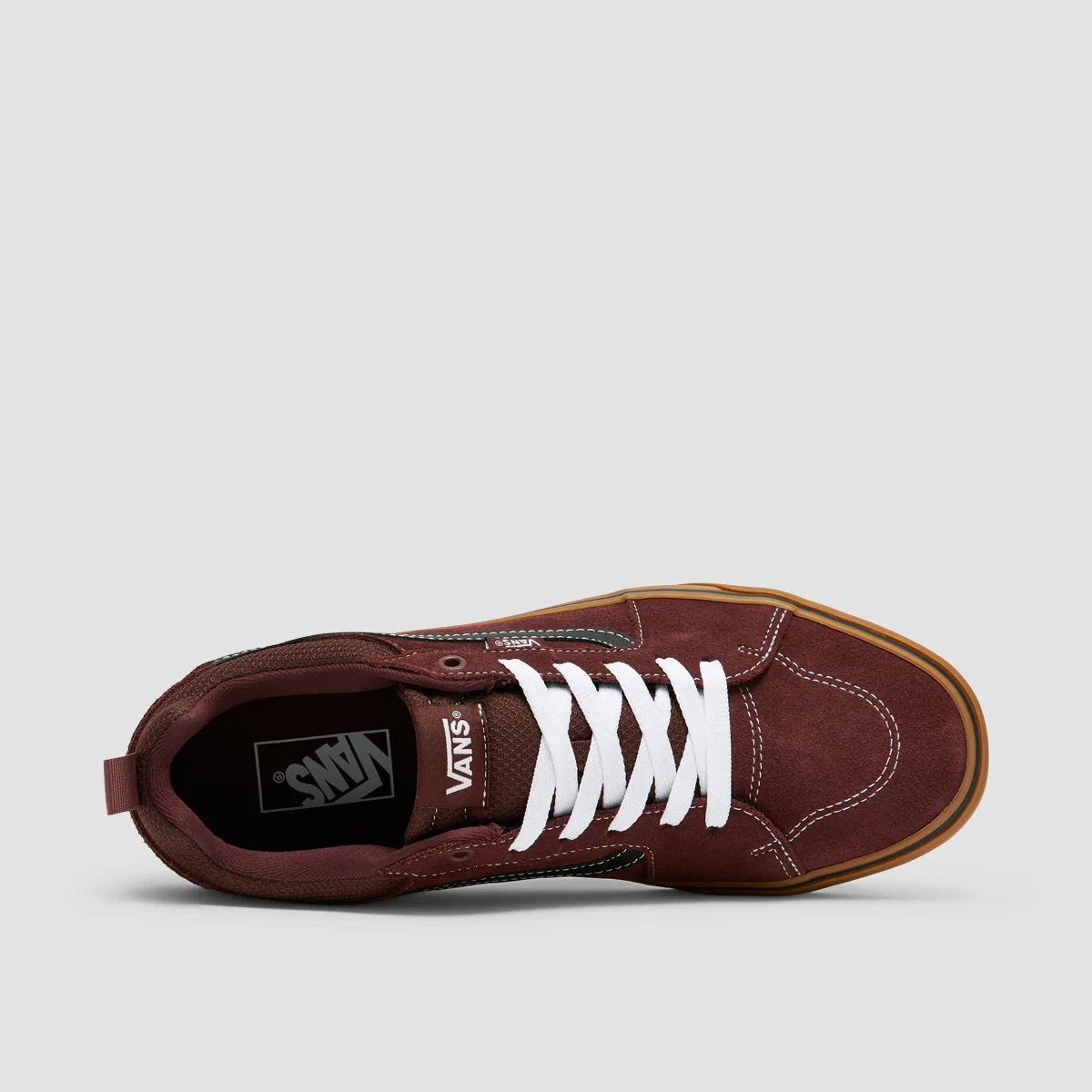 Vans Filmore Shoes - Suede/Mesh Chocolate/Gum - Image 4