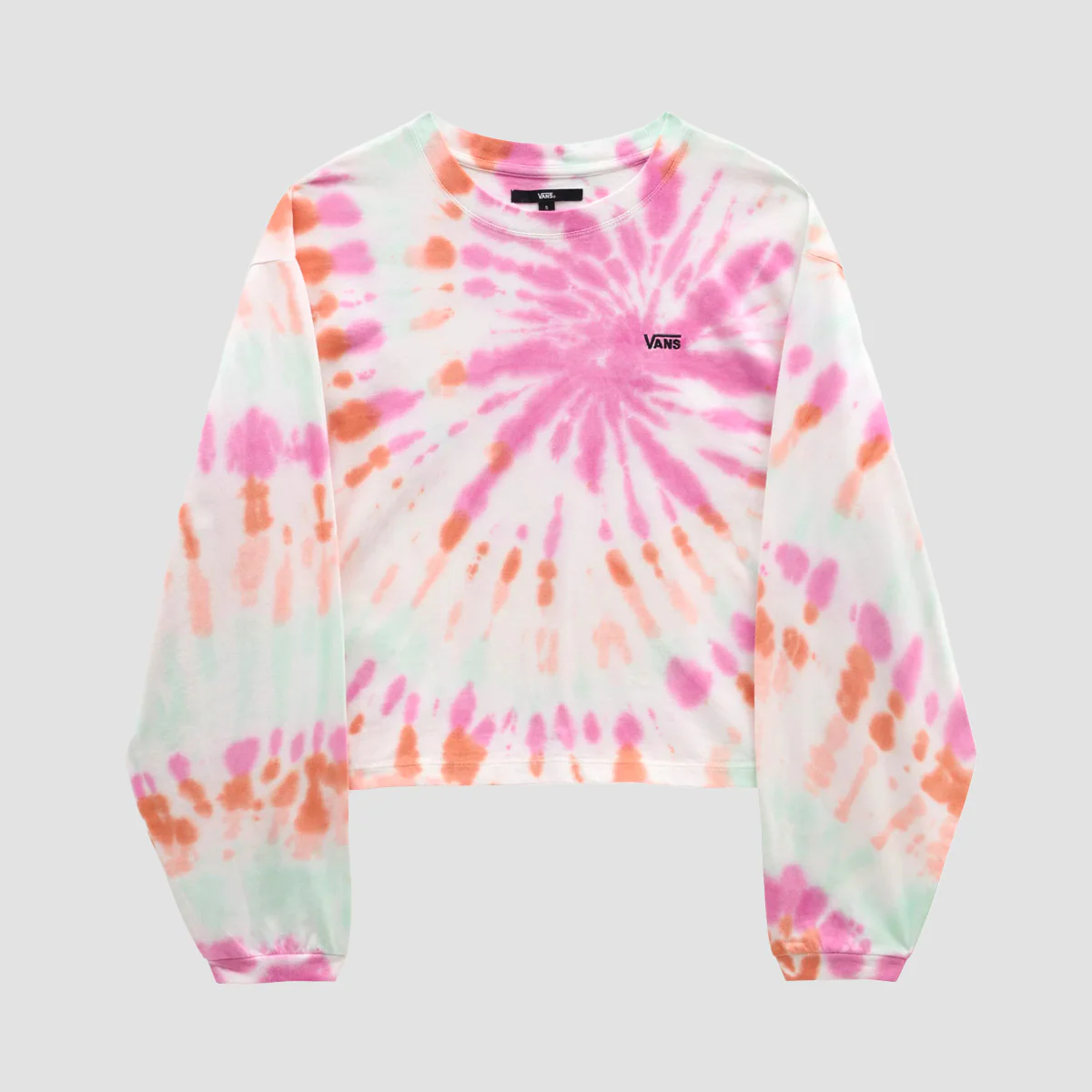 Vans Gecko Resort Wash Longsleeve T-Shirt White - Womens - Image 2