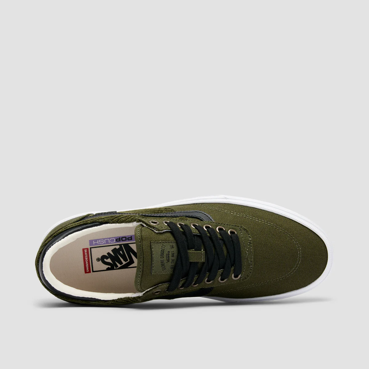 Vans Gilbert Crockett Shoes - Corduroy Olive/Black - Image 4