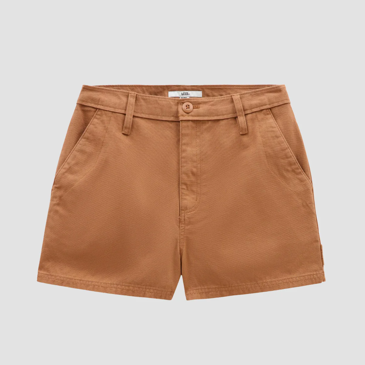 Vans Ground Work Shorts Tobacco Brown - Womens - Image 2