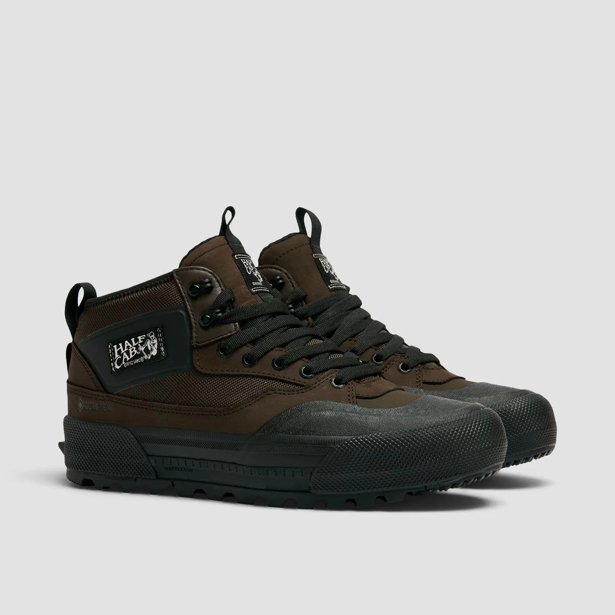 Vans Half Cab GORE-TEX MTE-3 Mid Top Shoes - Brown/Black - Image 2