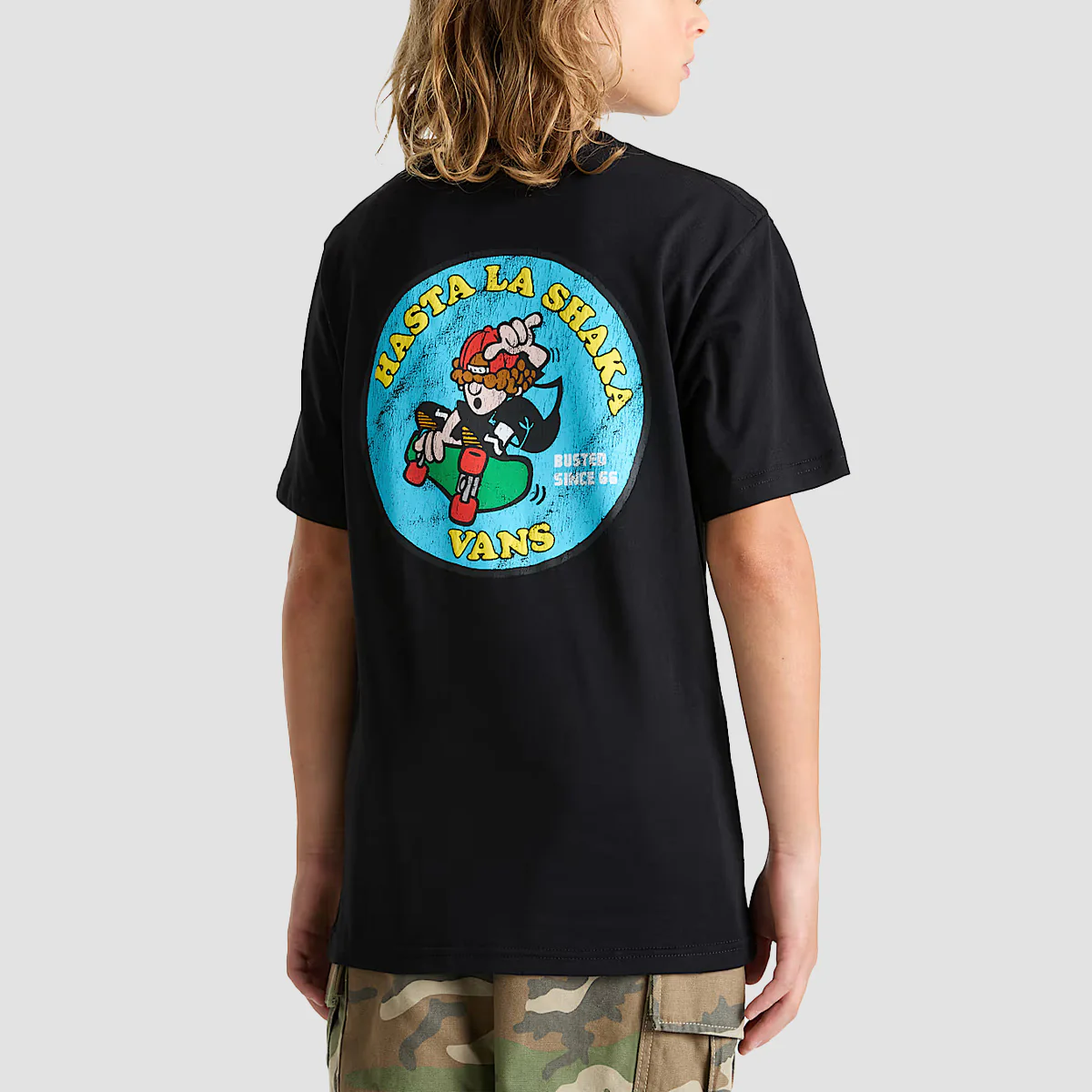 Vans Hasta La Shaka T-Shirt Black - Kids - Image 2