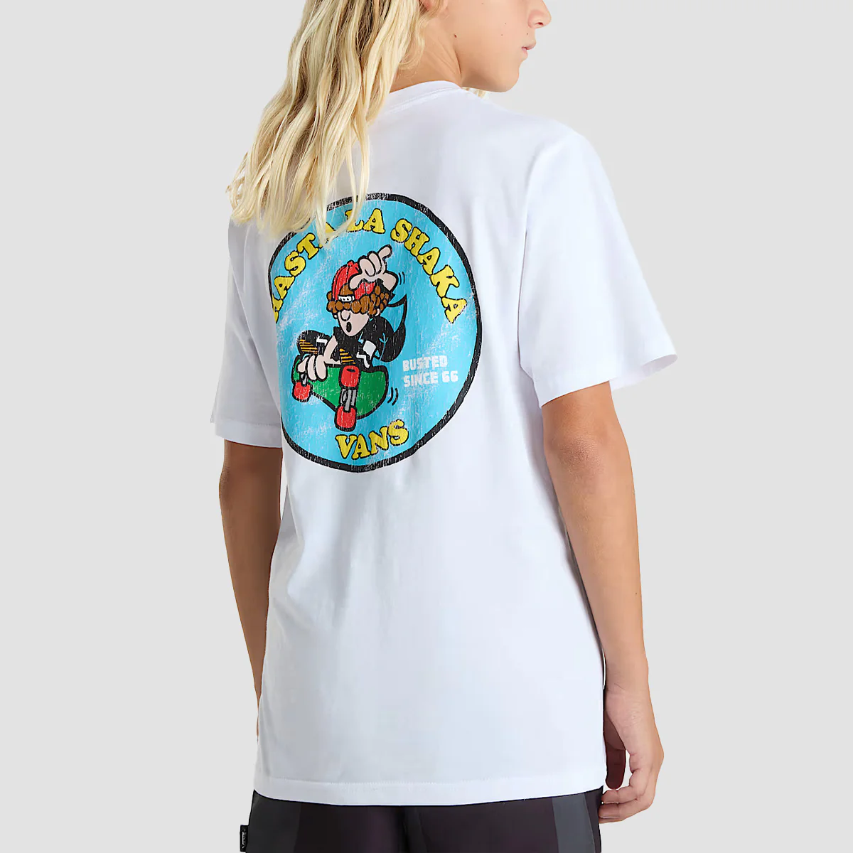 Vans Hasta La Shaka T-Shirt White - Kids - Image 2