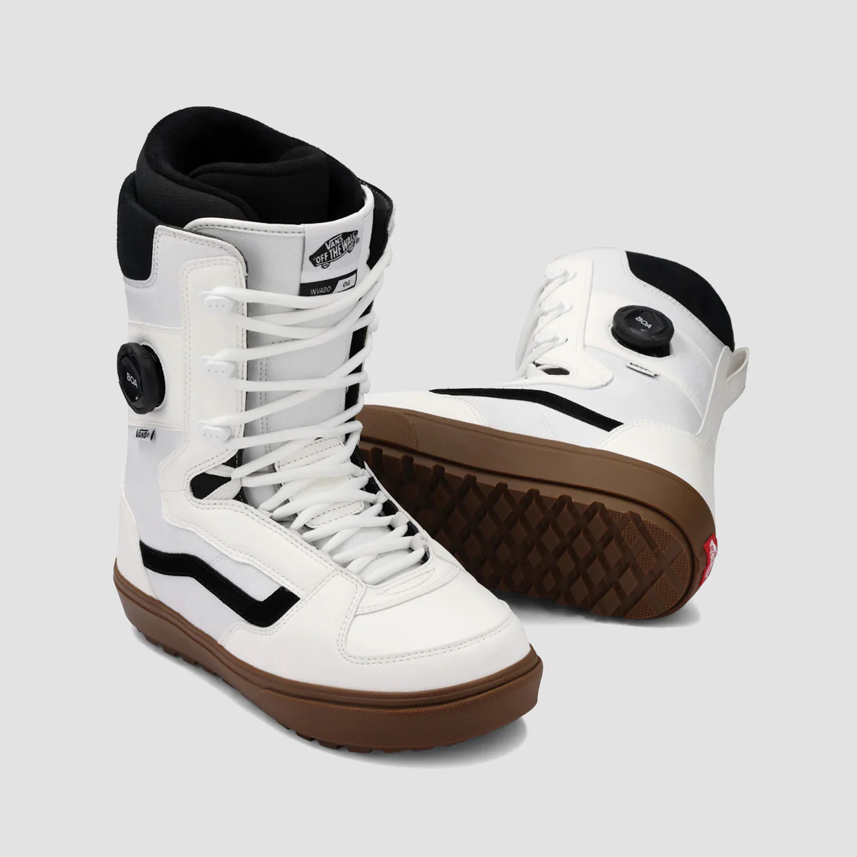 Vans Invado OG Snowboard Boots White/Gum - Image 2