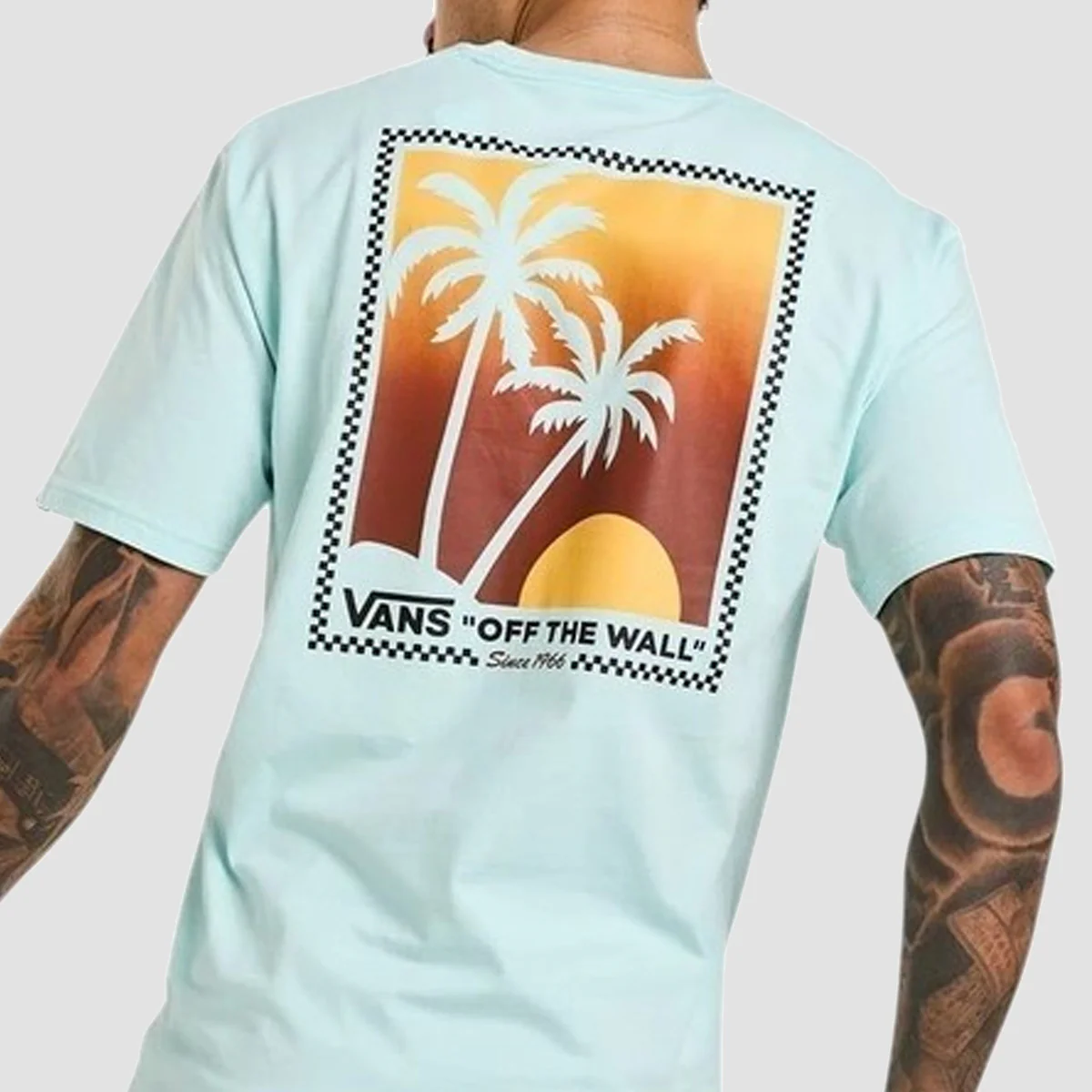 Vans Island Box T-Shirt Blue Glow - Image 2