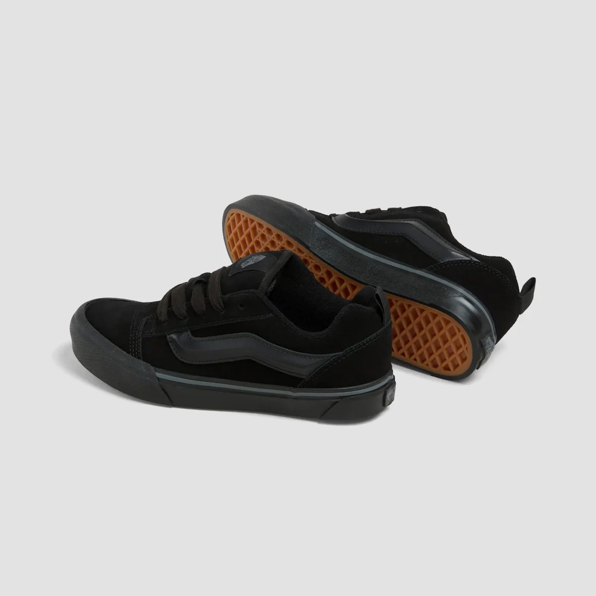 Vans Knu Skool (8-14) Years) Shoes - Black/Castlerock - Kids - Image 2