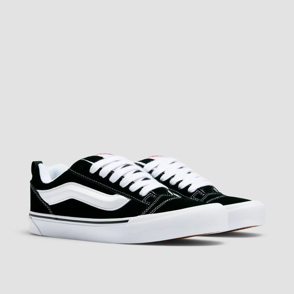 Vans Knu Skool Shoes - Black/True White - Image 2