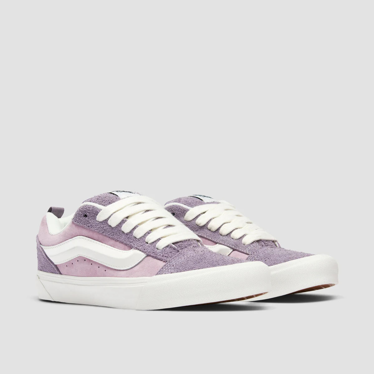 Vans Knu Skool Shoes - Hairy Suede Grey Ridge - Image 2