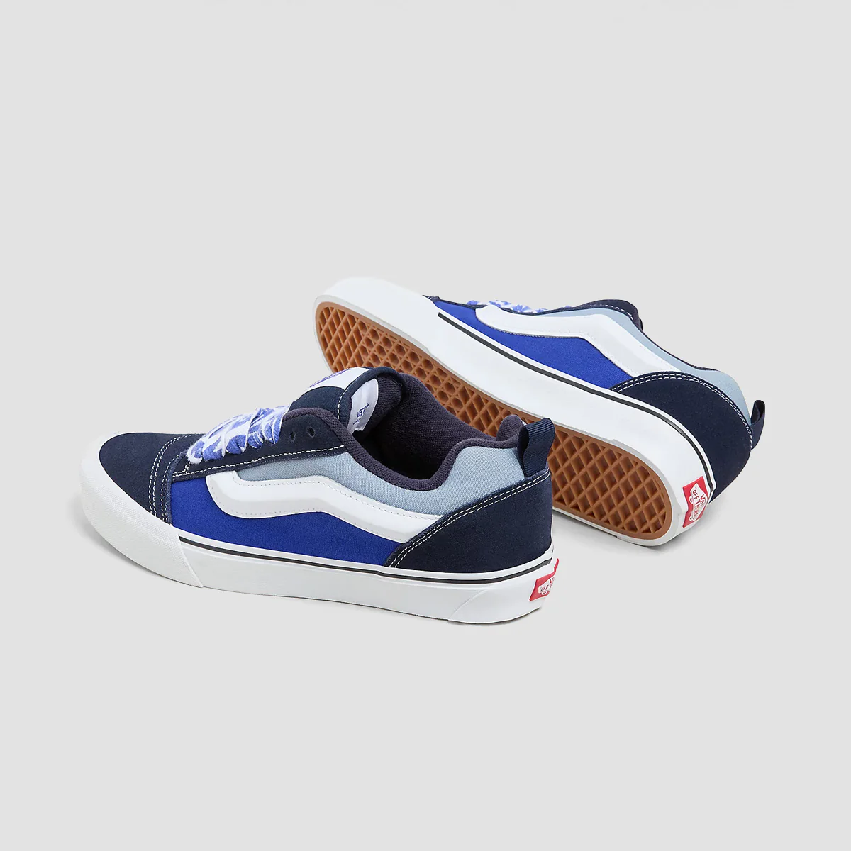Vans Knu Skool Shoes - Jumbo Vans Blue/White - Image 3