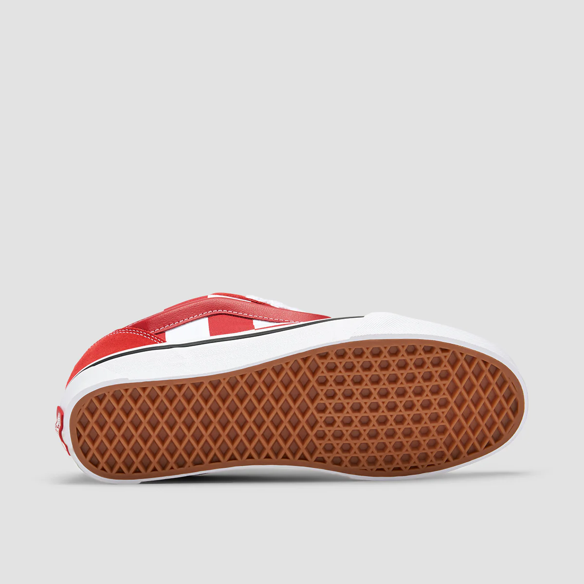 Vans Knu Skool Shoes - Mega Check Red - Image 5