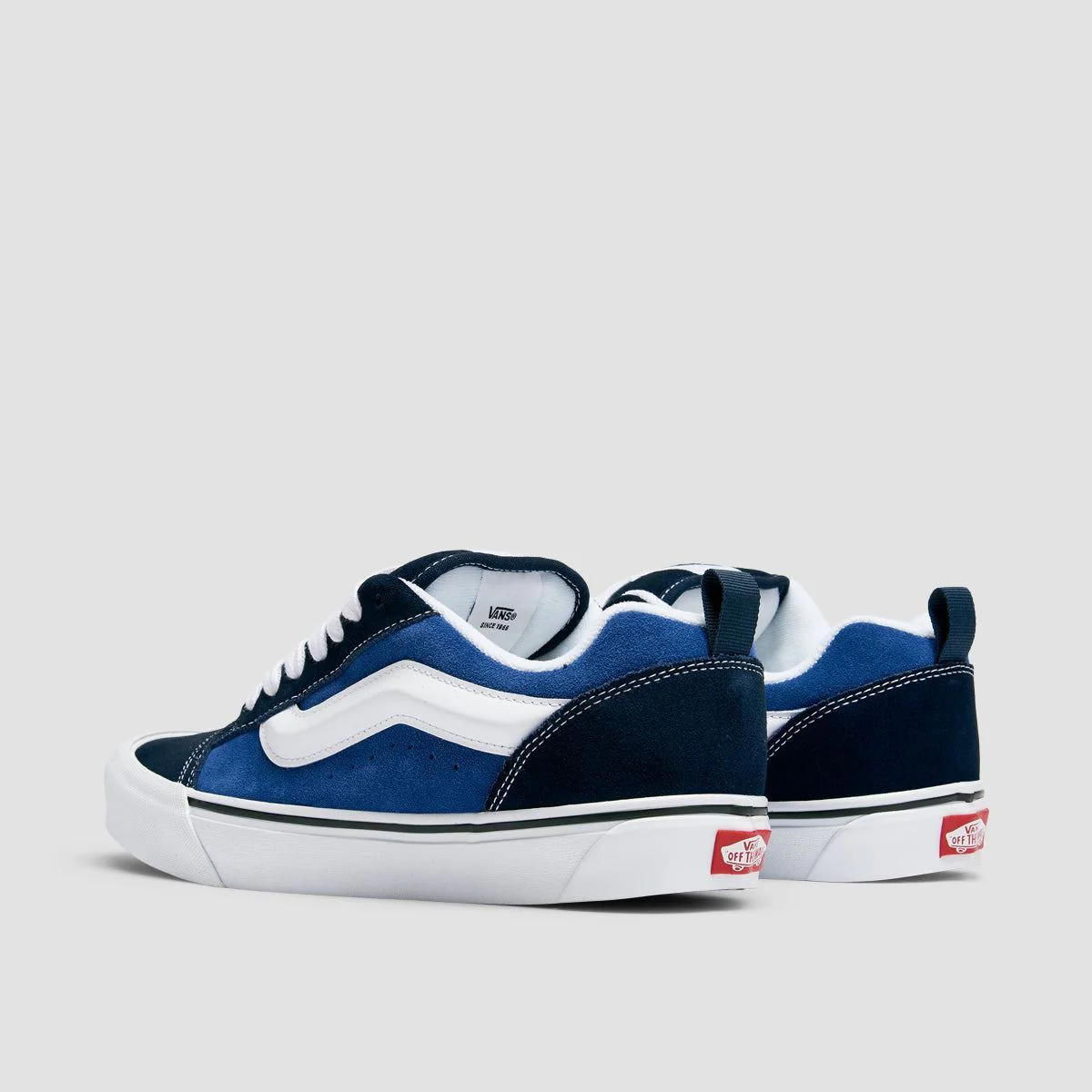 Vans Knu Skool Shoes - Navy/True White - Image 3