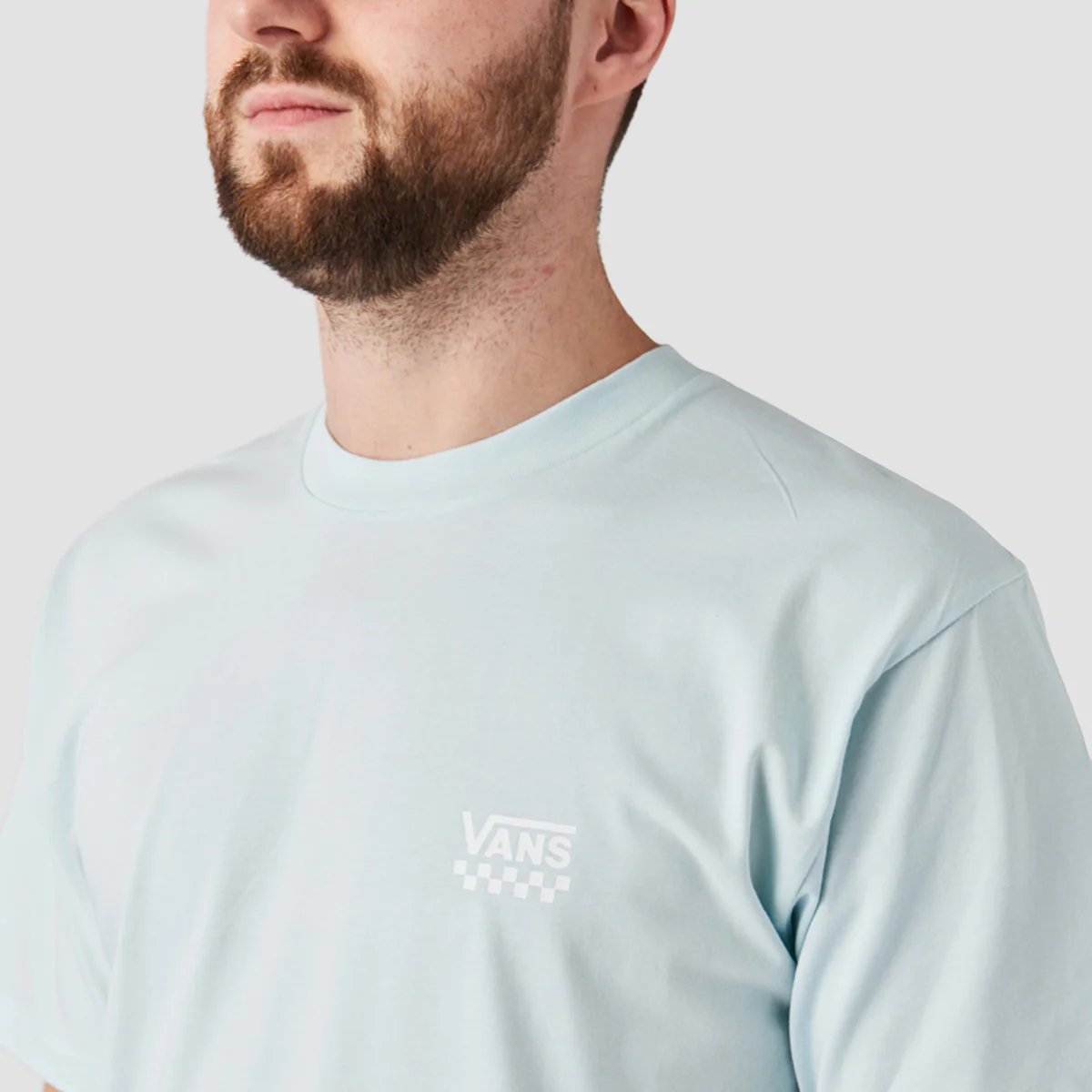 Vans Left Chest Logo II T-Shirt Delicate Blue - Image 2