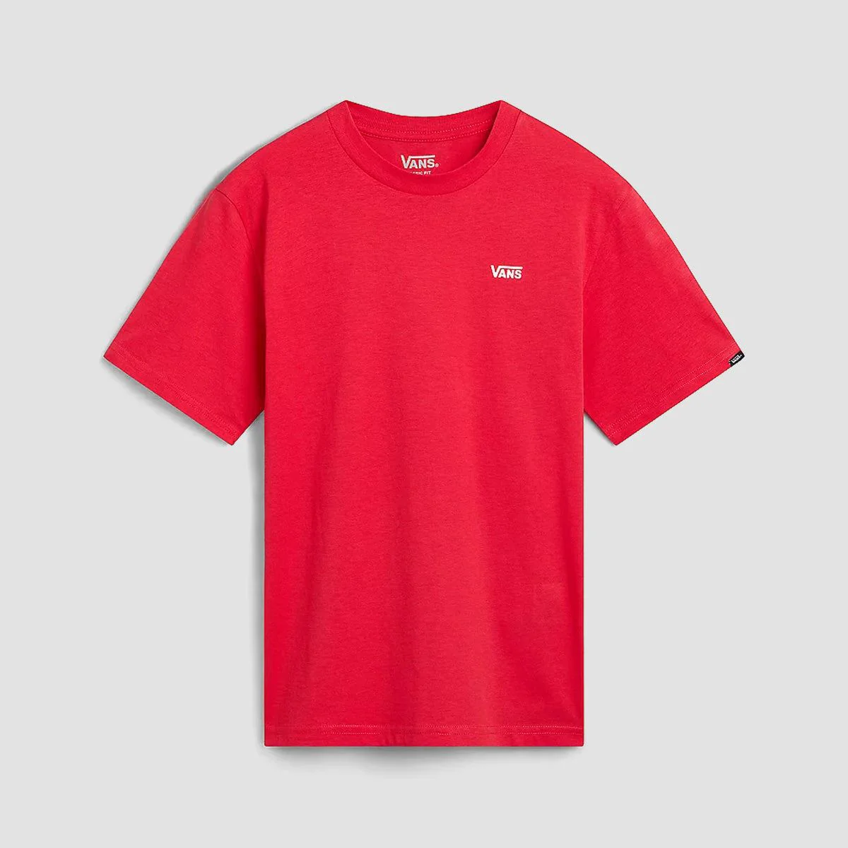 Vans Left Chest T-Shirt Racing Red - Kids