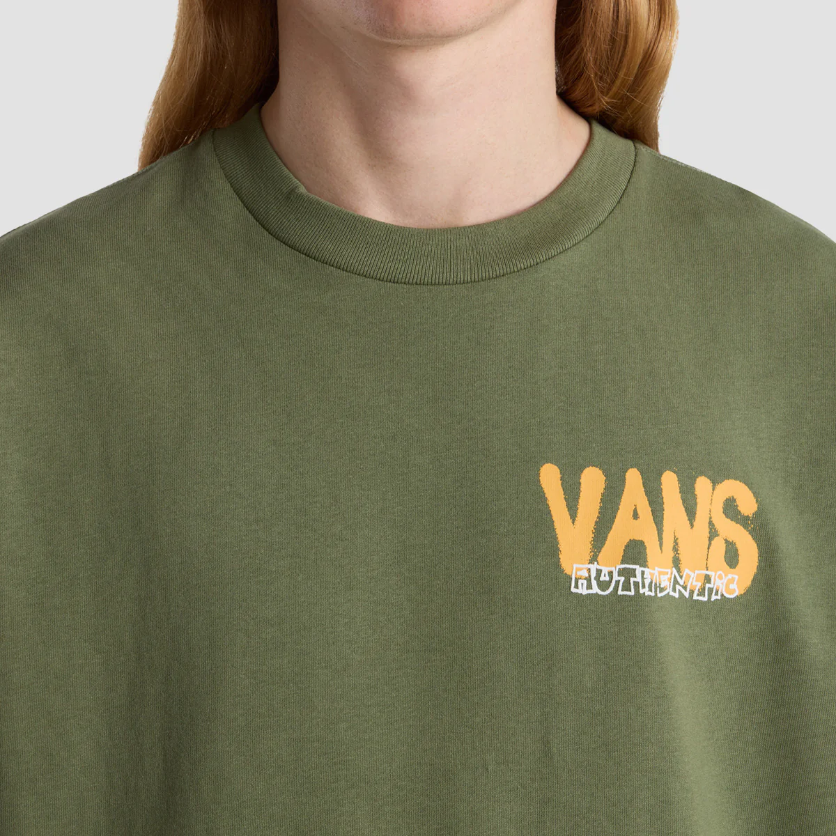 Vans Local Pub Spray Loose T-Shirt Olivine - Image 4