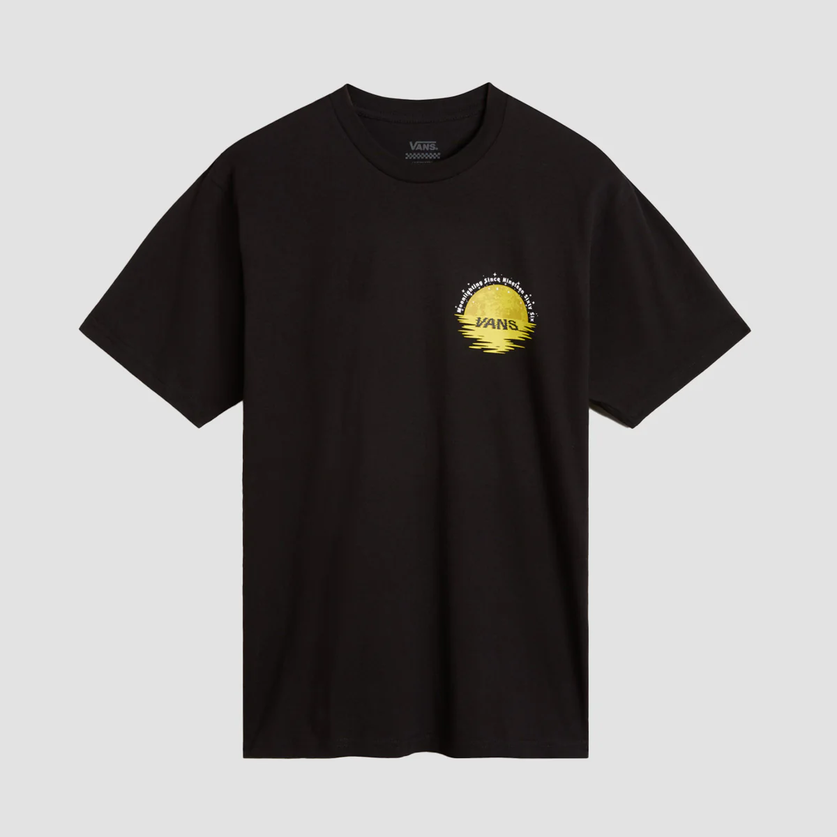 Vans Moonlighting Crew B T-Shirt Black - Image 2