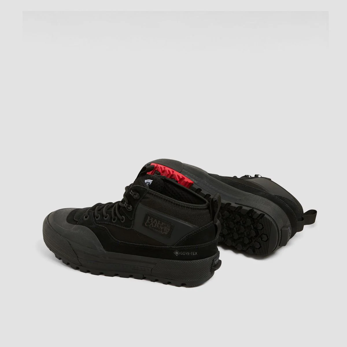 Vans MTE Half Cab Gore-Tex Mid Top Shoes - Black/Black - Image 3