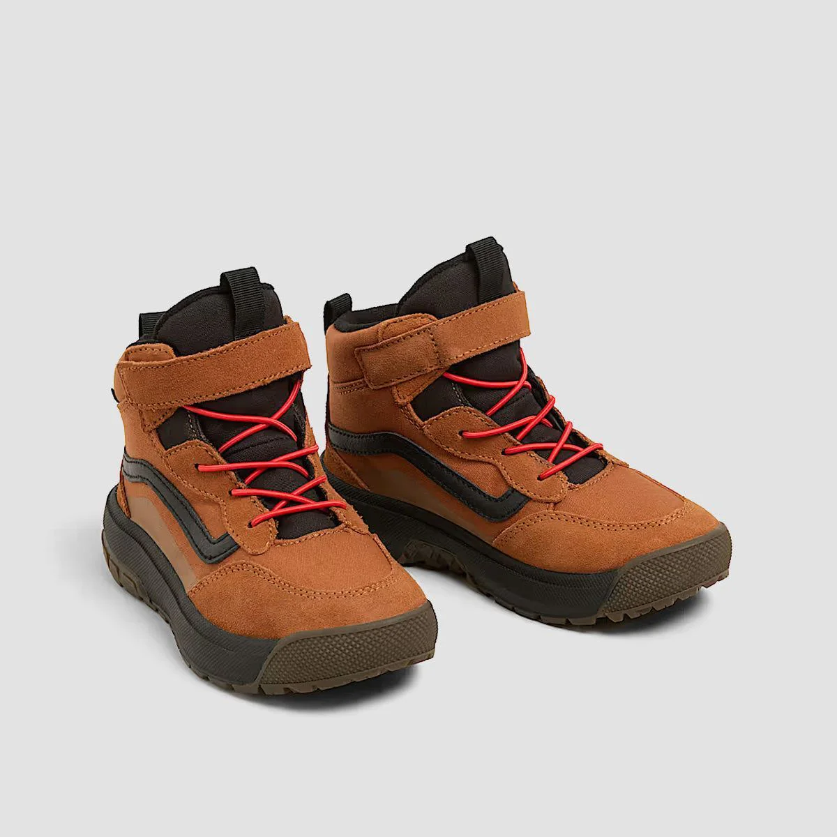Vans MTE Mini Crest High Top Shoes - Ginger/Black - Kids - Image 2