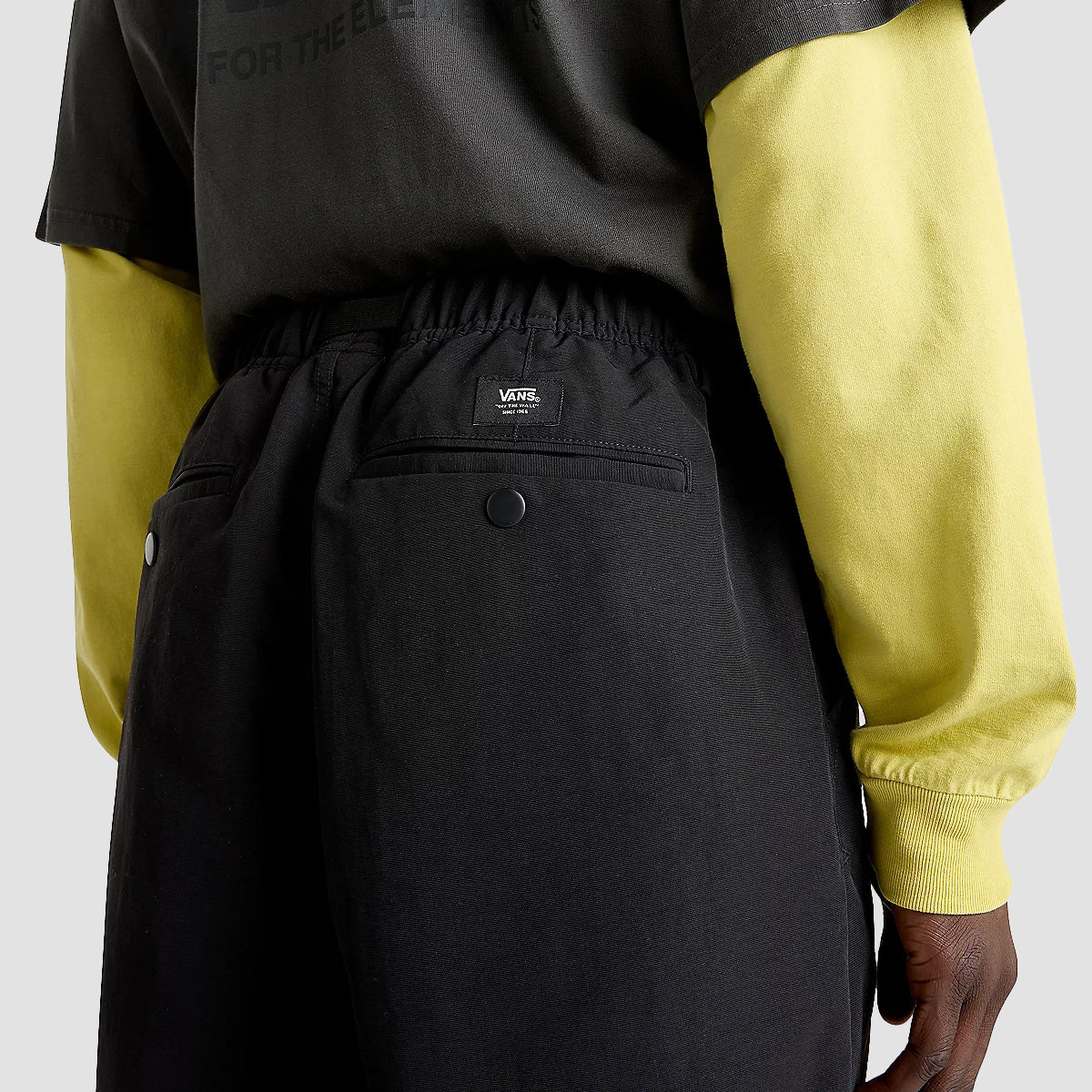 Vans MTE Range Nylon Loose Tapered Trousers Black - Image 4