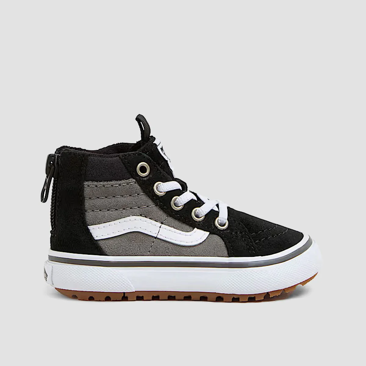 Vans MTE SK8-Hi Zip High Top Shoes - Black/Grey - Kids