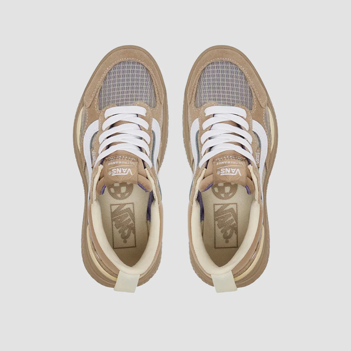 Vans MTE Ultrarange Neo VR3 Shoes - Translucent Ripstop Dark Brown/White - Image 3