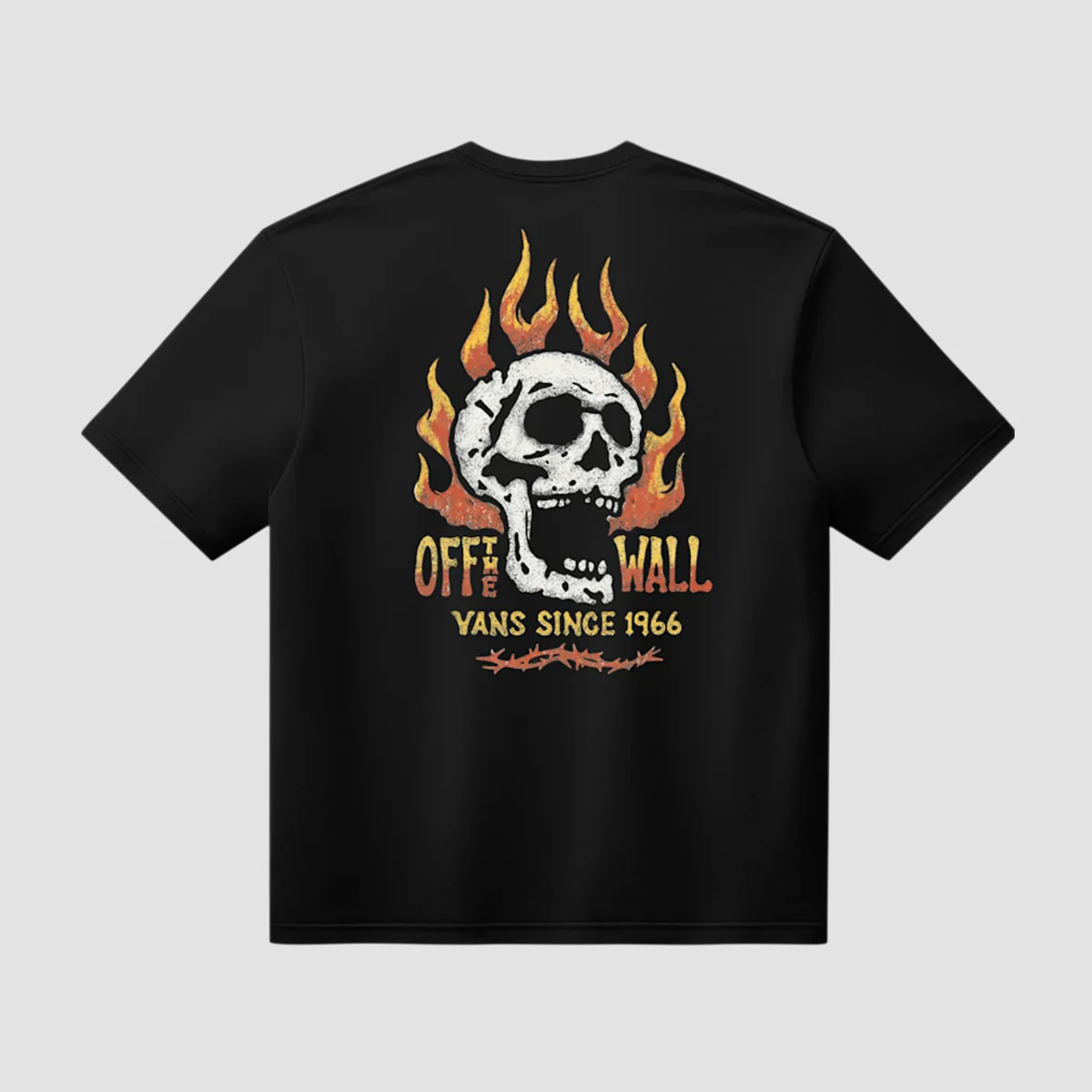 Vans Off The Wall Fever T-Shirt Black