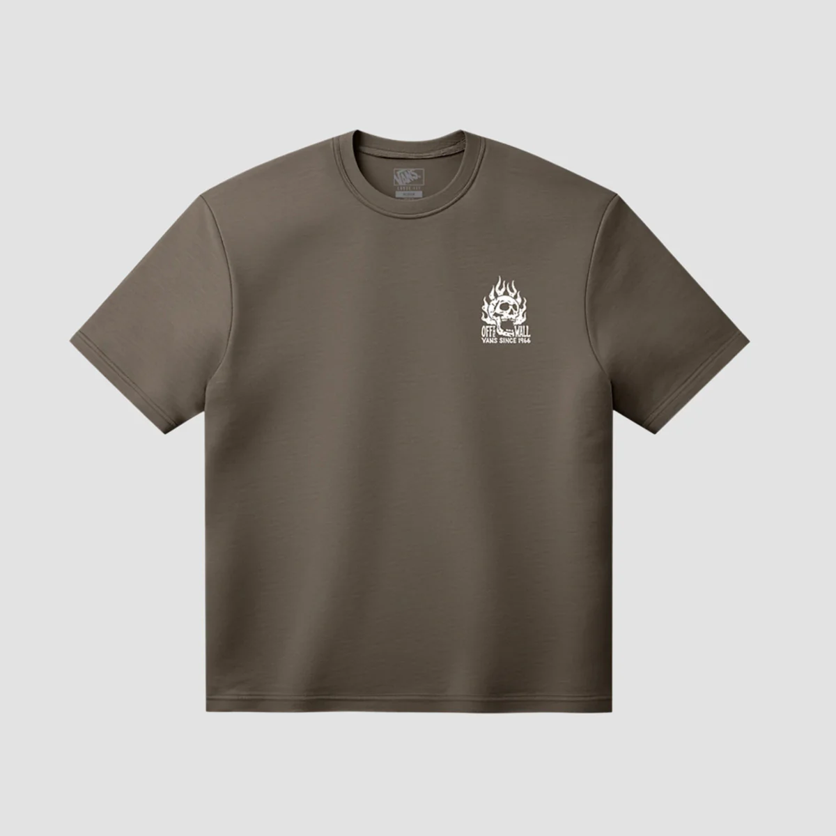 Vans Off The Wall Fever T-Shirt Vintage Cocoa - Image 2