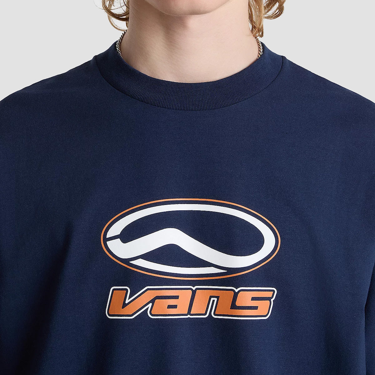 Vans Off The Wall II Loose Skate Classics T-Shirt Dress Blues - Image 2