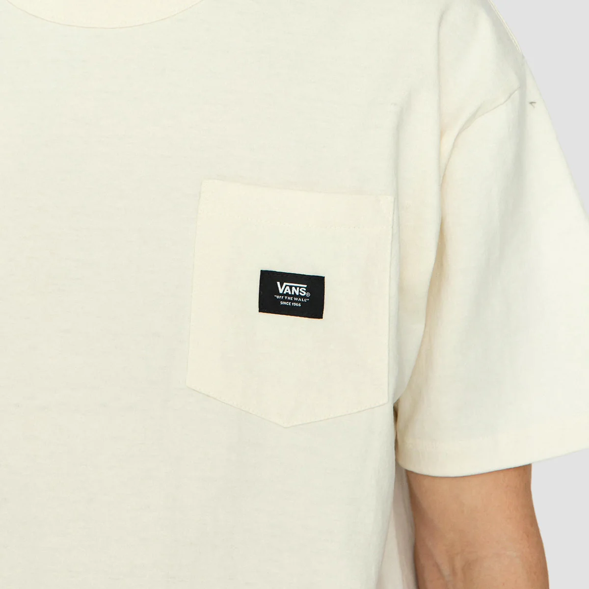 Vans Off The Wall II Pocket T-Shirt Antique White - Image 2