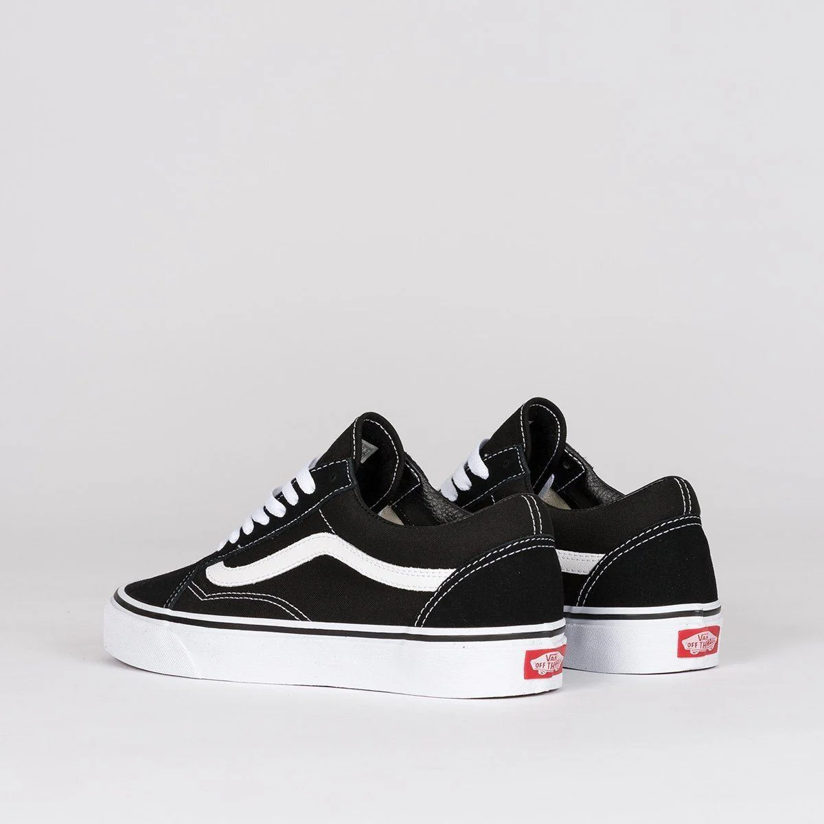 Vans Old Skool Shoes - Black/White - Image 3
