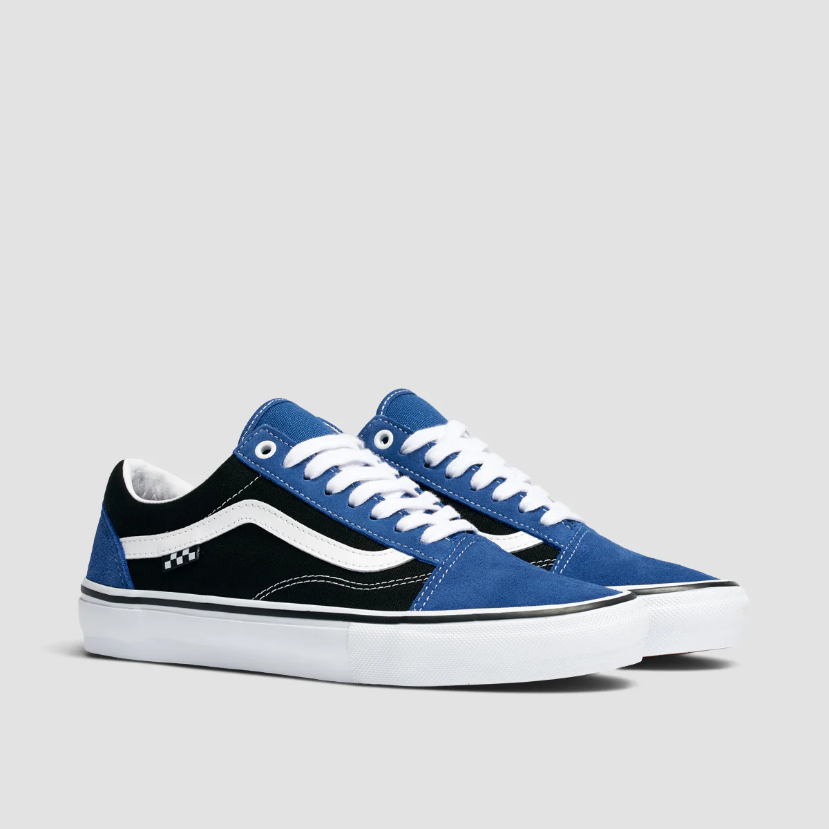 Vans Old Skool Shoes - Blue/Black/White - Image 2