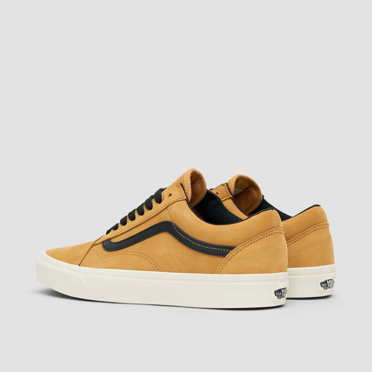 Vans Old Skool Shoes - Nubuck Honey Gold/Black - Image 3