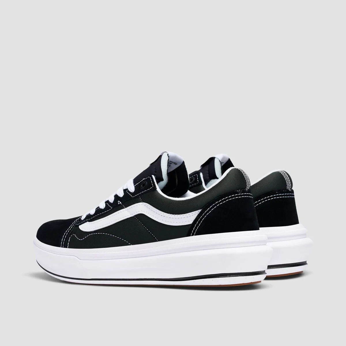 Vans Old Skool Overt CC Shoes - Black/White - Image 3