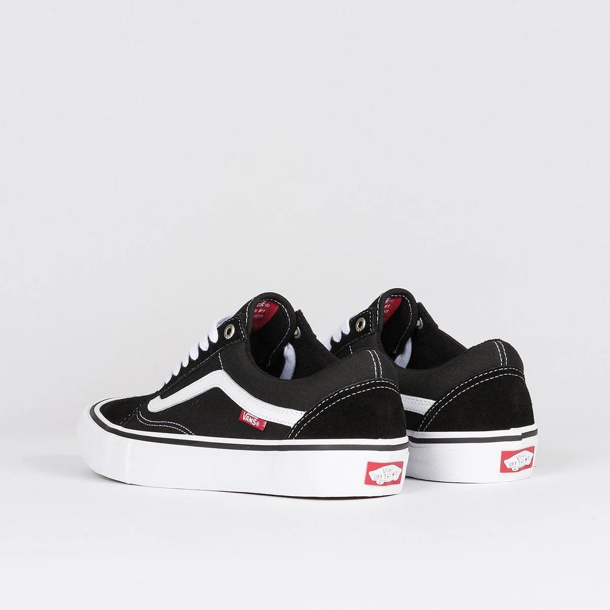 Vans Old Skool Pro Shoes - Black/White - Image 3