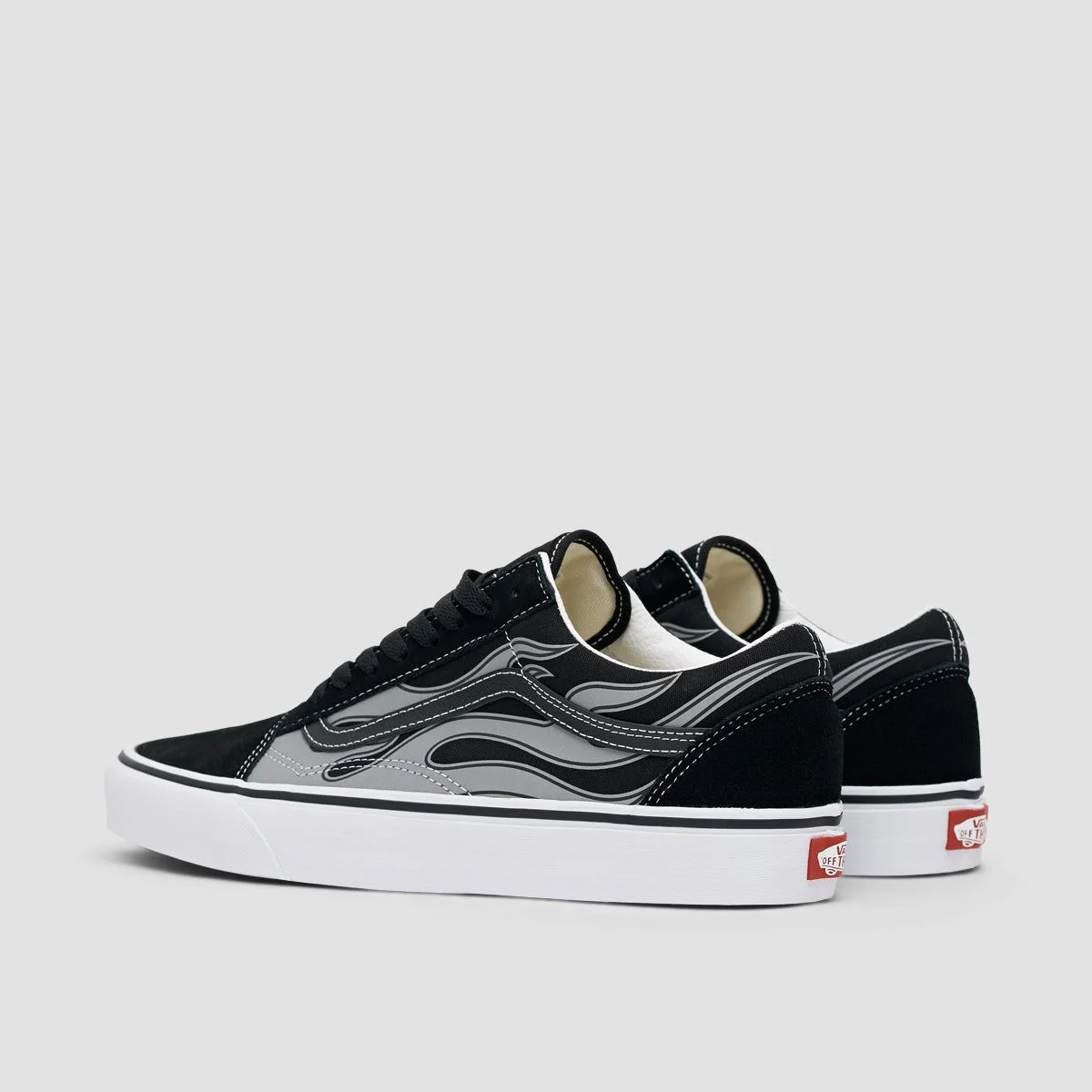 Vans Old Skool Shoes - Reflective Flame Black - Image 3
