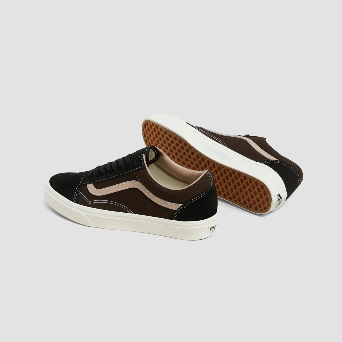 Vans Old Skool Shoes - 2-Tone Black/Brown - Image 2