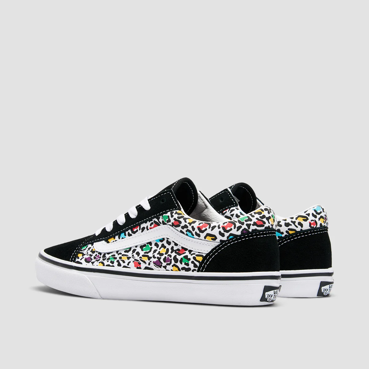 Vans Old Skool Shoes - Animal Pop Black/Multi - Kids - Image 3
