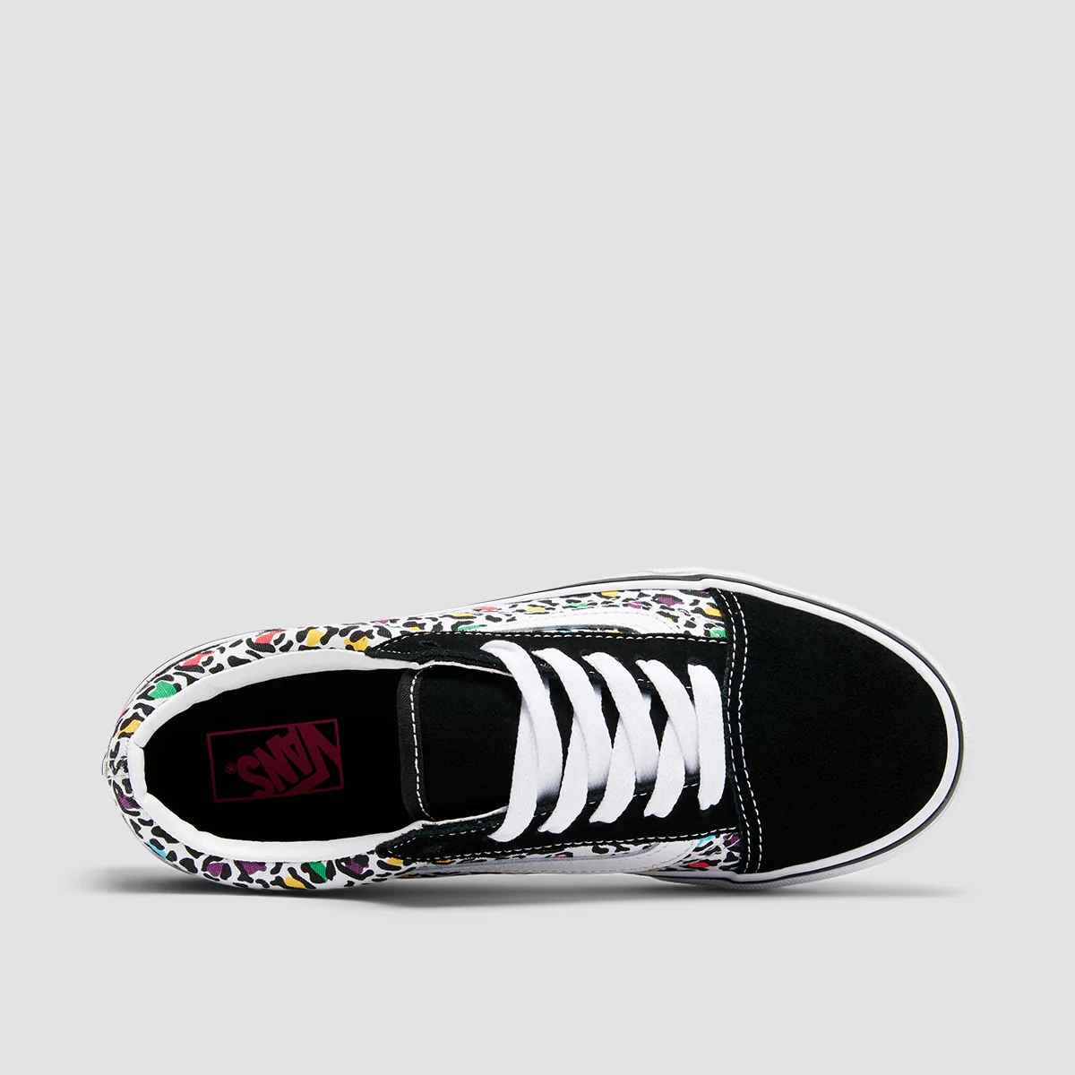 Vans Old Skool Shoes - Animal Pop Black/Multi - Kids - Image 4
