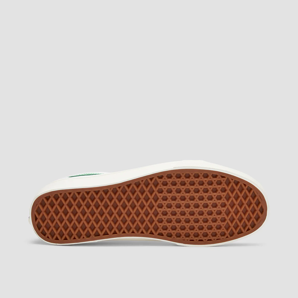 Vans Old Skool Shoes - Leather White/Green - Image 5