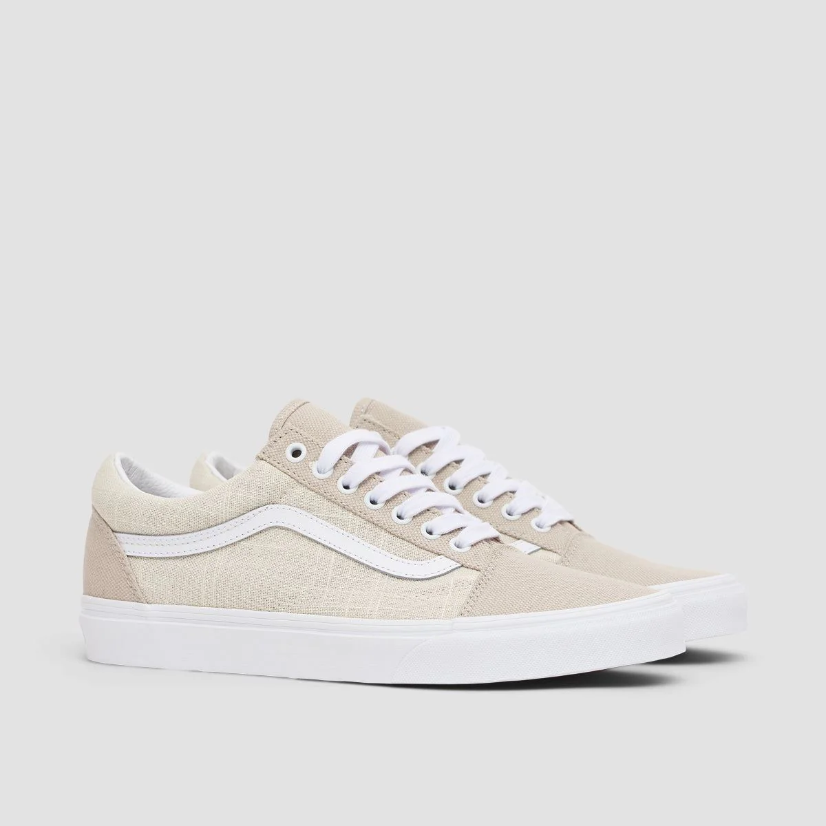 Vans Old Skool Shoes - Summer Linen Natural - Image 2