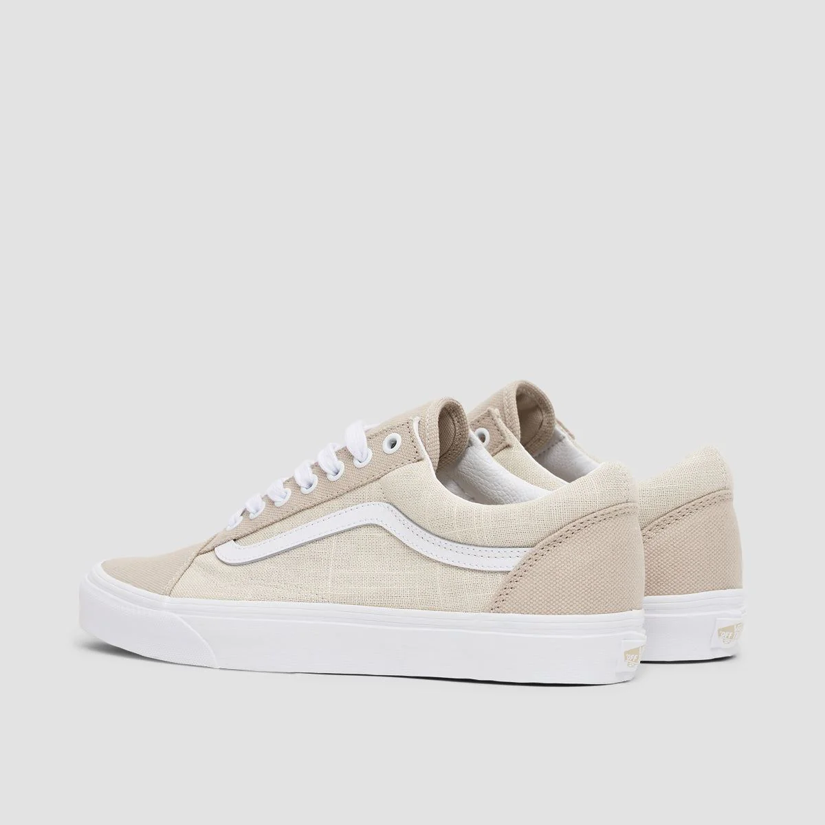 Vans Old Skool Shoes - Summer Linen Natural - Image 3